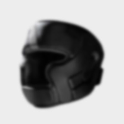Black protective headgear for boxing or martial arts training.